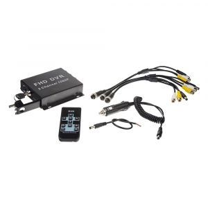 Čierna skrinka - so záznamom obrazu z dvoch kamier / 1x slot SD