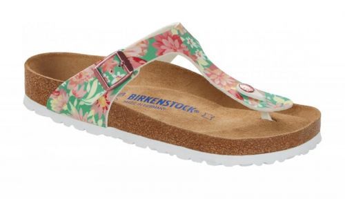 Birkenstock Gizeh BS Supernatural Flower Emerald Regular farebné 1016138