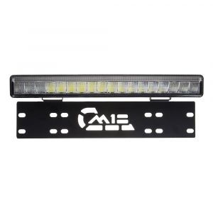 LED rampa pod ŠPZ - 18 x 3W LED / 10-30V / 4000lm / ECE R112 (590x93mm)