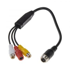 Kábel video - redukcia 4pin samec / RCA