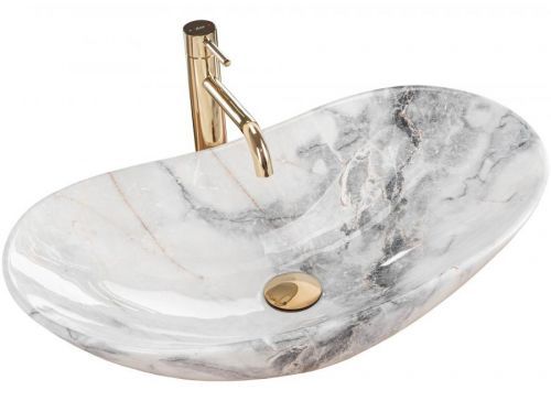 REA REA - Umyvadlo na desku Royal Granit 61x35 (REA-U8596)