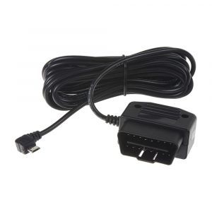 Napájací kábel pre DVR kamery Micro USB - z OBD konektora 12V/24V