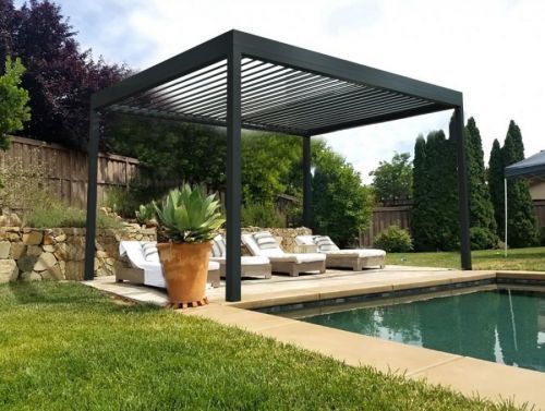 Hliníková pergola 400 x 300 cm antracit Dekorhome