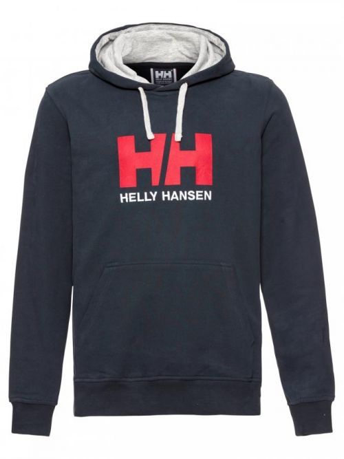 HELLY HANSEN Mikina 'HH LOGO HOODIE'  sivá / červená / námornícka modrá