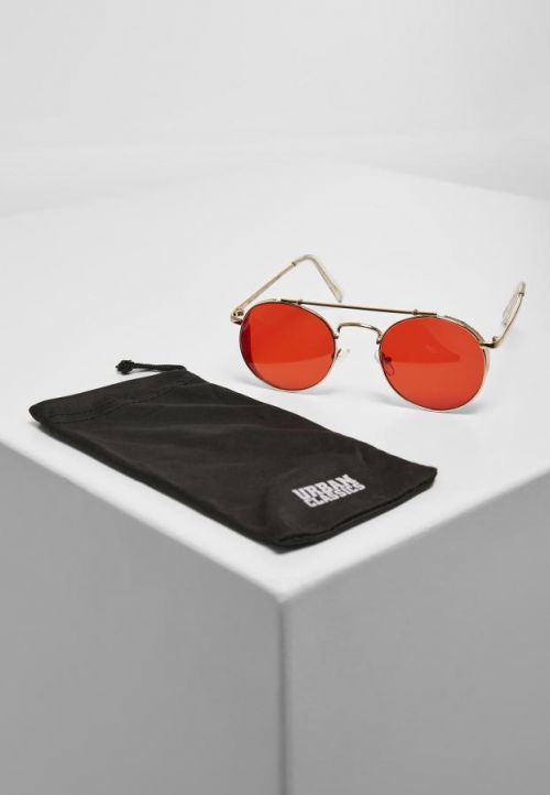 Urban Classics Sunglasses Chios gold/red - One Size