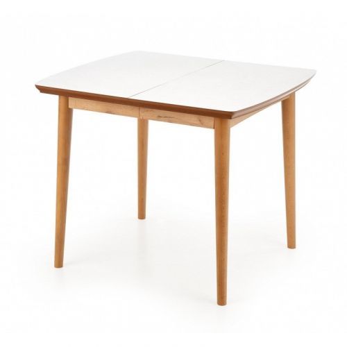 Rozkládací jídelní stůl Bradley 140-185x80 cm bílý