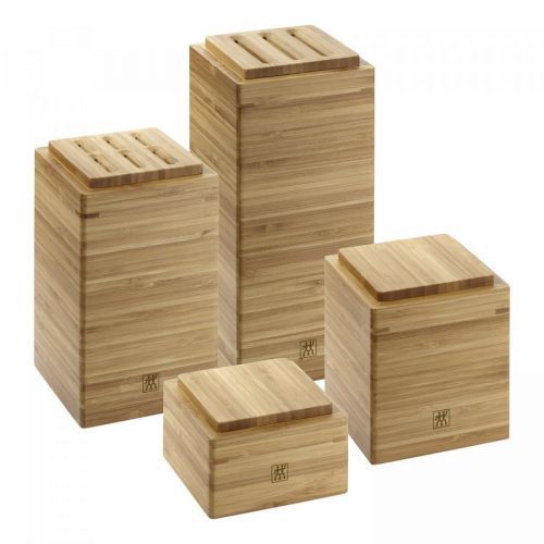 Súprava úložných bambusových boxov