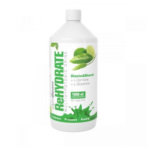 GymBeam ReHydrate zelený čaj s limetkou 1000ml