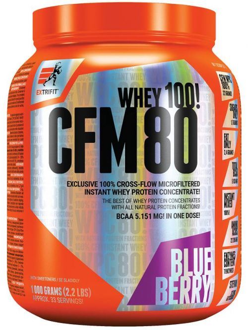 Extrifit CFM Instant Whey 80 Čučoriedka 1000g