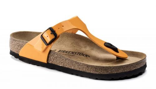 Birkenstock Gizeh BS Patent Marygold Regular oranžové 1017598