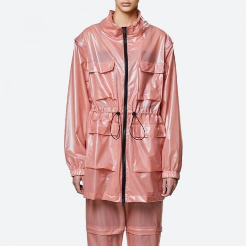 Rains Ultralight Zip Off Parka 1846 SHADOW BLUSH