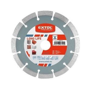 Kotúč diamantový rezný - segmentový / Long Life / 230x22,2mm / suché rezanie EXTOL PREMIUM