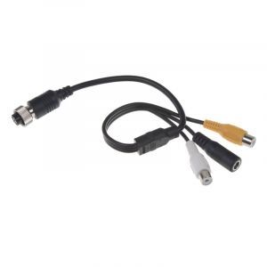 Kábel video - 4pin samica / RCA samica