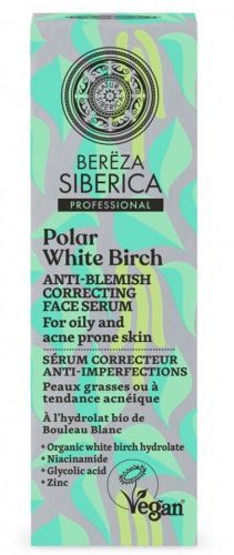 Natura Siberica Polárna biela breza - Korektujúce sérum proti nedokonalostiam 30 ml
