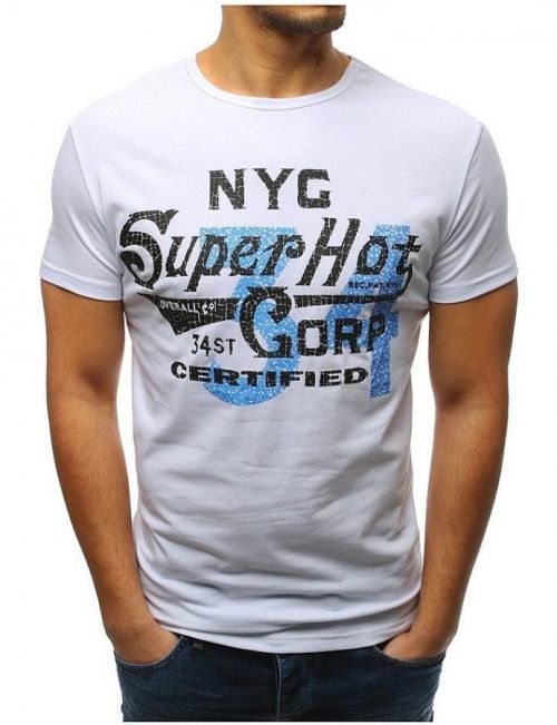 Biele tričko s potlačou