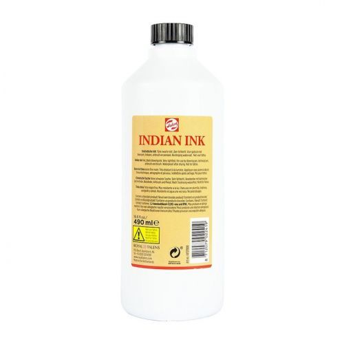 Indický atrament čierny Royal Talens - 490 ml