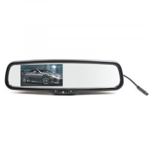 LCD monitor 4,3" v spätnom zrkadle - so stmievaním pre OEM montáž