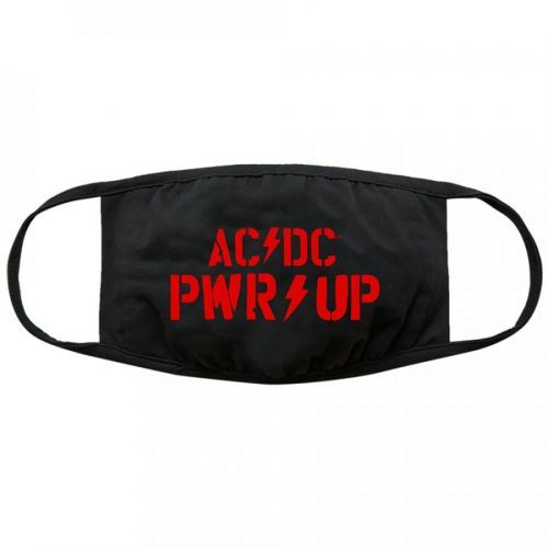 AC/DC - Rúško PWR-UP Logo