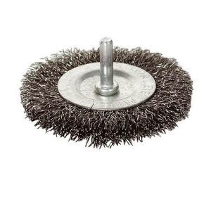Kartáč okružný - 63mm so stopkou vlnitý / pomosadzený drôt EXTOL CRAFT 17053