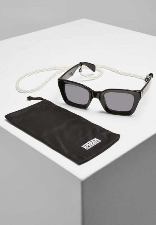 Urban Classics Sunglasses Poros With Chain black/black - One Size