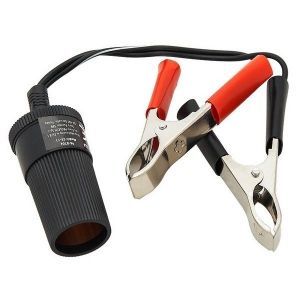 Zásuvka autozapaľovača 12V / 24V - s krokosvorkami