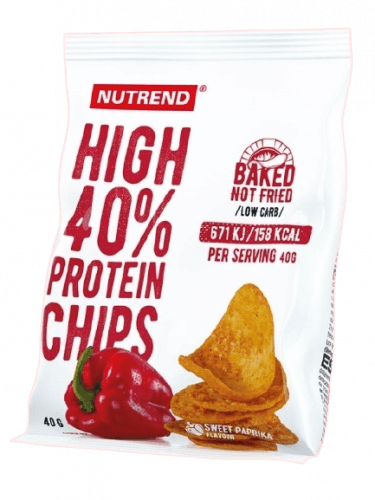 NUTREND High Protein Chips 6x40g paprika
