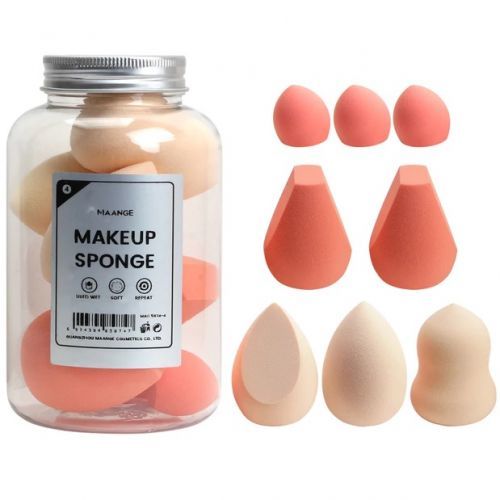 Hubky na Make-Up Maange-Oranžová KP6983