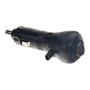 CL konektor 12V - montážny s vypínačom a LED diódou