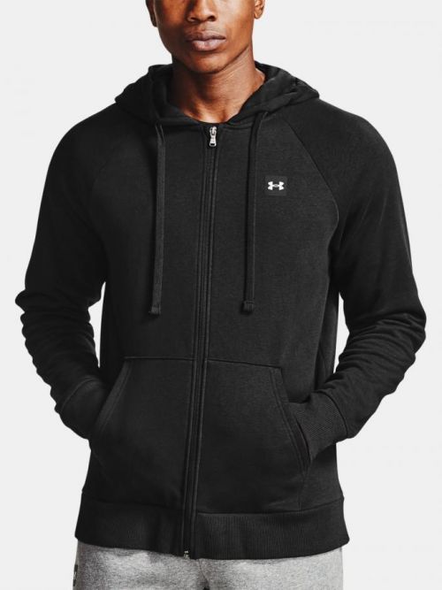 Mikina Under Armour UA Rival Fleece FZ Hoodie - Čierná