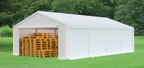 Skladový stan 5x8m biela KLASIK