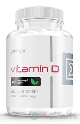 Zerex Vitamín D 1000 IU 60 tabliet
