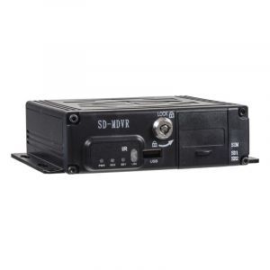 Čierna skrinka - pre záznam zo 4 kamier / GPS / 2x SD Slot / 8-36V