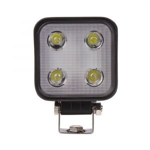 LED svetlo  na pracovné stroje - 4x3W LED / 10-30V ECE R10/R23 (112x85x38mm)