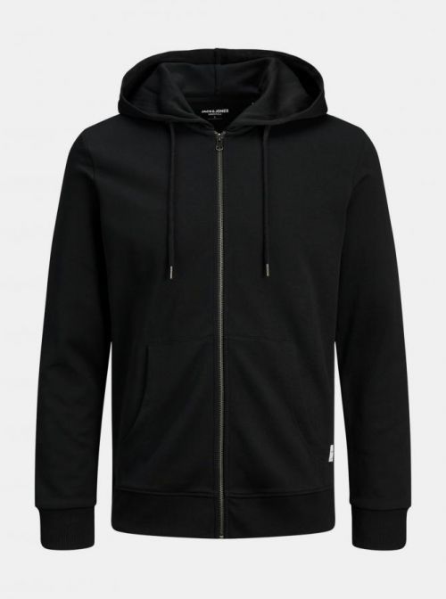 Čierna basic mikina s kapucou Jack & Jones