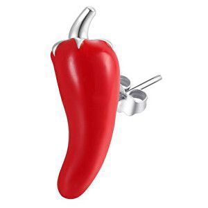 Rosato Strieborná náušnice Chilli paprička Storie RZO029R
