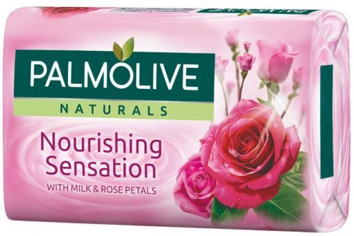 Mydlo Palmolive Naturals mlieko a růže - růžové 90g