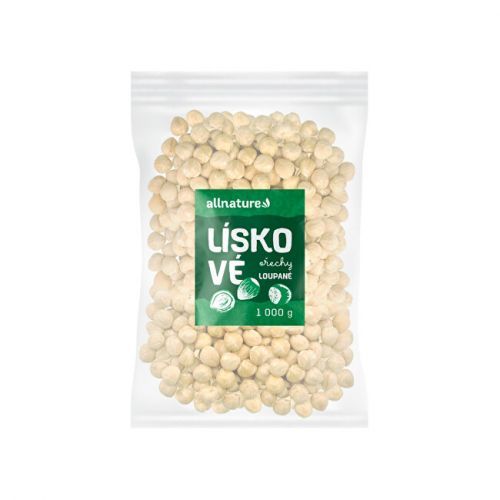 Allnature Lieskové orechy lúpané 1000 g