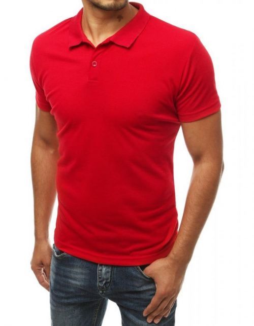 Červené pánske POLO tričko.
