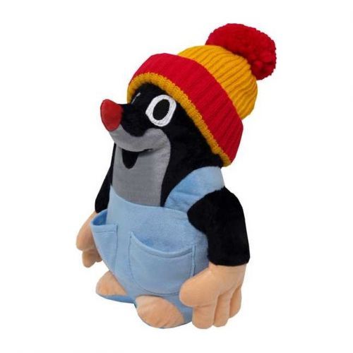 Moravská ústredňa Krtko 28cm, nohavičky, červeno-žltý čiapka