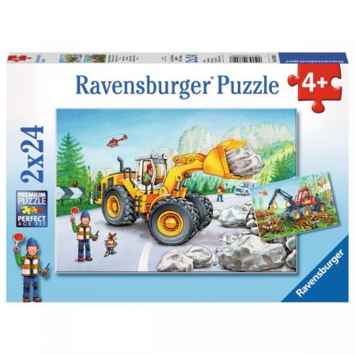 Ravensburger Stroje v akci 2 x 24 dílků