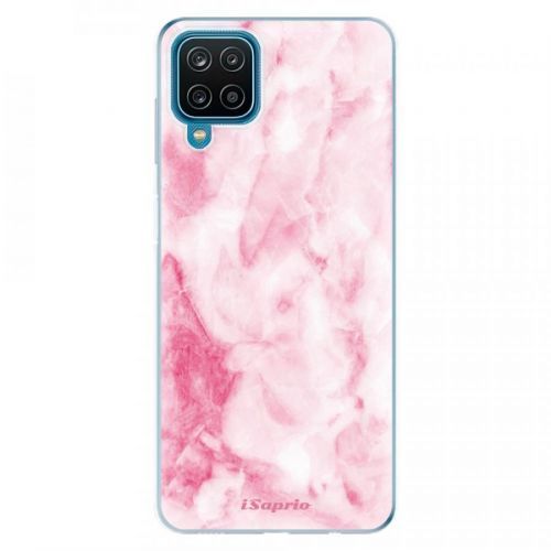 Odolné silikónové puzdro iSaprio - RoseMarble 16 - Samsung Galaxy A12