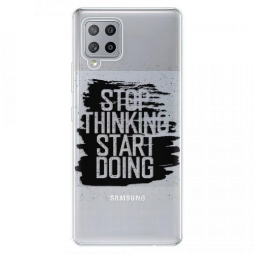 Odolné silikónové puzdro iSaprio - Start Doing - black - Samsung Galaxy A42