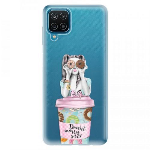 Odolné silikónové puzdro iSaprio - Donut Worry - Samsung Galaxy A12