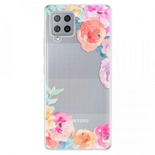 Odolné silikónové puzdro iSaprio - Flower Brush - Samsung Galaxy A42