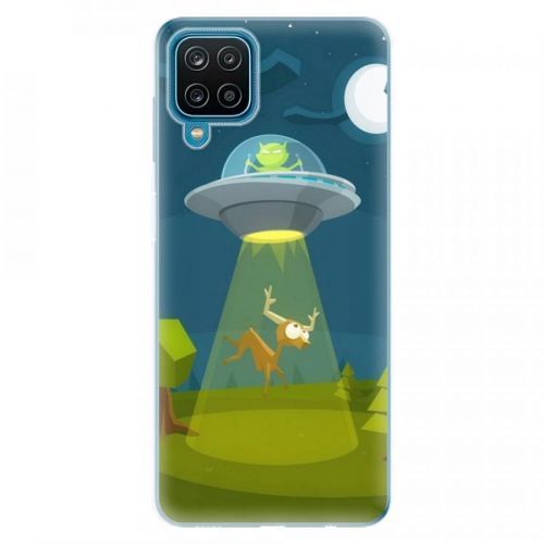 Odolné silikónové puzdro iSaprio - Alien 01 - Samsung Galaxy A12