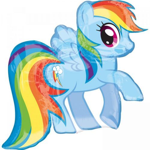 Amscan Foliový balón - My Little pony modrý