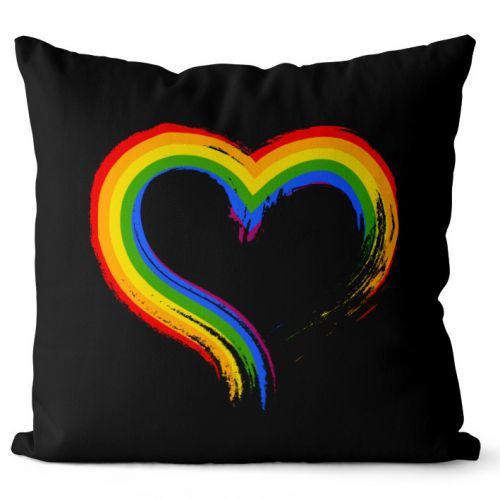 Vankúš LGBT Heart ()