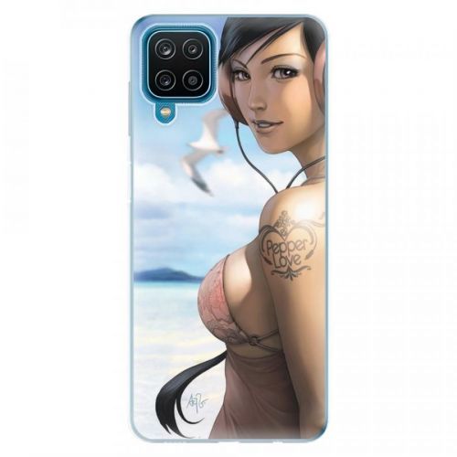 Odolné silikónové puzdro iSaprio - Girl 02 - Samsung Galaxy A12