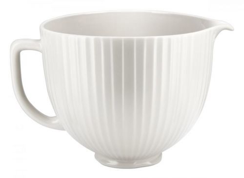 Keramická misa KitchenAid 5KSM2CB 4,83 l biela vrúbkovaná
