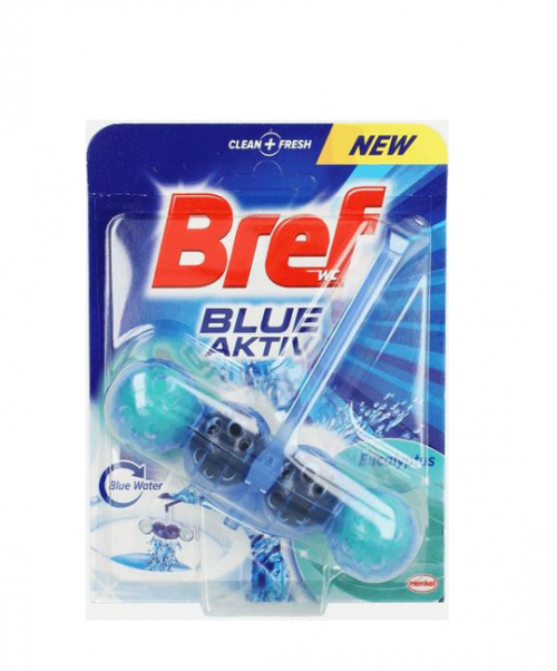 Bref Blue WC blok 50g Aktive Eucalyptus
